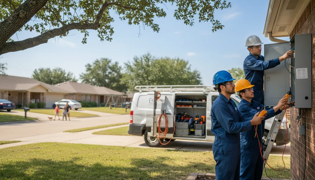 Certified electrician providing emergency electrical services in Dowell, MD